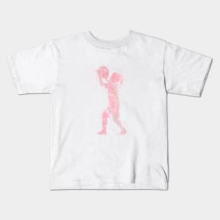 Girl Basketball Kid Sport Watercolor Gift Kids T-Shirt